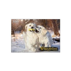 Пазл Рыжий кот Puzzolini Золотистые ретриверы (GIPZ500-7665), 500 дет.