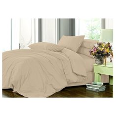 Простыня Музыка Сновидений сатин 220 х 240 см мокко