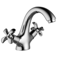 Смеситель для раковины (умывальника) Lemark Flora LM0106C двухрычажный хром