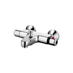 Смеситель для ванны с душем Lemark Thermo LM7732C двухрычажный с термостатом хром