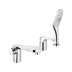 Смеситель для ванны с душем Lemark Shift LM4347C однорычажный встраиваемый лейка в комплекте хром