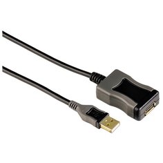 Удлинитель HAMA USB - USB (00078482) 5 м черный