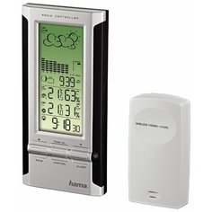 Метеостанция HAMA EWS-380 серебристый / черный