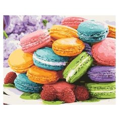 Paintboy Картина по номерам "Макаруни десерт" 40х50 см (GX21678)