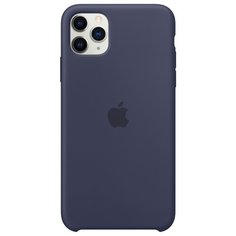 Чехол Apple силиконовый для Apple iPhone 11 Pro Max темно-синий