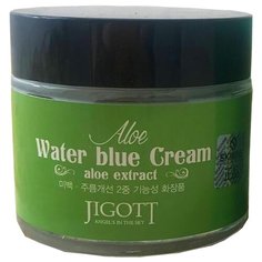 Jigott Aloe Water Blue Cream Увлажняющий крем для лица с экстрактом алое, 70 мл