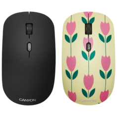 Мышь Canyon CND-CMSW400T Тюльпаны Green USB