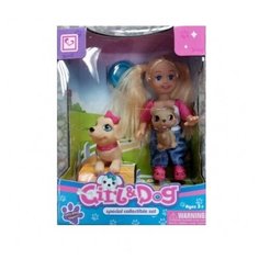 Кукла Shantou Gepai Girl & Dog 1512Z122