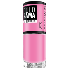 Лак Maybelline Colorama 60 Seconds, 7 мл, оттенок 13 розовый сюрприз
