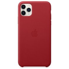 Чехол Apple кожаный для Apple iPhone 11 Pro Max (PRODUCT)RED