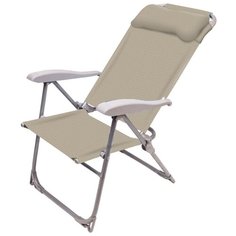 Шезлонг Nika КШ3, серый 1