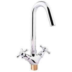 Смеситель для кухни (мойки) Potato P6660 двухрычажный хром