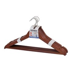 Вешалка Brabix Набор стандарт 45 см вишня
