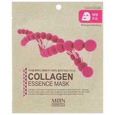 MIJIN Cosmetics тканевая маска Collagen Essence Mask firming and moisturizing с коллагеном, 25 г