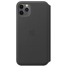 Чехол Apple Folio кожаный для Apple iPhone 11 Pro Max черный