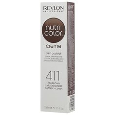 Крем Revlon Professional Nutri Color 3 in 1 cocktail 411 Ash Brown, 100 мл