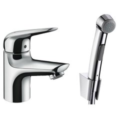Смеситель для раковины (умывальника) hansgrohe Novus 71144000 однорычажный лейка в комплекте хром