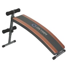 Скамья Oxygen ARC SIT UP BOARD черный/коричневый