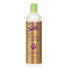 Шампунь Pet Silk Brazilian Keratin Shampoo для кошек и собак 473 мл