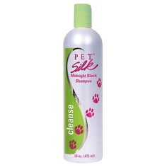 Шампунь Pet Silk Midnight Black Shampoo для кошек и собак черного окраса, 473 мл