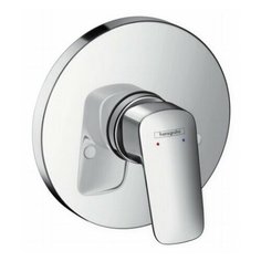 Смеситель для душа hansgrohe Logis 71666000 (71606000 + 13620180/01800180) однорычажный встраиваемый хром