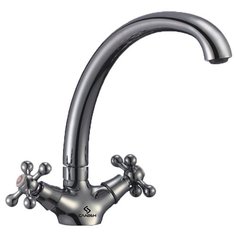 Смеситель для кухни (мойки) СЛАВЕН СЛ-ДВ-А11 двухрычажный хром