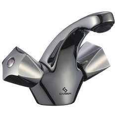 Смеситель для раковины (умывальника) СЛАВЕН СЛ-ДВ-Е10 двухрычажный хром