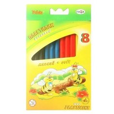 Пластилин ГАММА Пчелка восковой 8 цветов (280038Н) Gamma