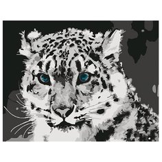 Molly Картина по номерам "Снежный барс" 15х20 см (KH0034/1)