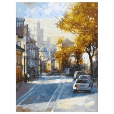 Белоснежка Картина по номерам "Октябрь на Николо-Ямской" 30х40 см ( 287-AS)