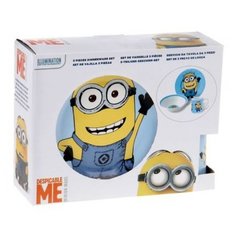 Столовый сервиз Stor Миньоны 3 предмета голубой