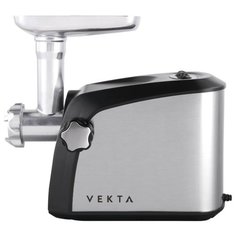 Мясорубка VEKTA MGS-1801 стальной/черный