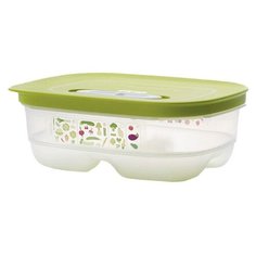 Tupperware Контейнер "Умный холодильник" 800 мл прозрачный/зеленый