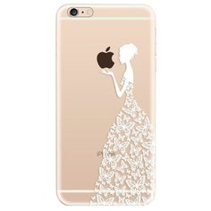 Чехол UVOO U000019APP для Apple iPhone 6/iPhone 6S Девушка в платье из бабочек 2