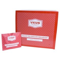 Чай черный VKUS English breakfast в пирамидках, 50 шт.