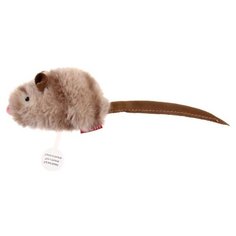Игрушка для кошек GiGwi Melody Chaser Мышка со звуковым чипом (75377) бежевый