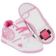 Роликовые кроссовки Heelys размер 38, белый/розовый