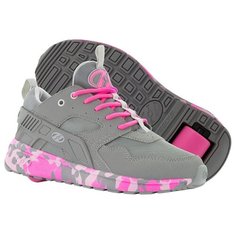 Роликовые кроссовки Heelys размер 36.5, серый/розовый