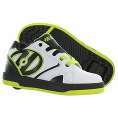 Роликовые кроссовки Heelys размер 38, белый/черный/зеленый