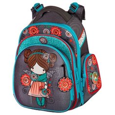 Hummingbird Ранец Princess Blossom (TK19), серый/голубой