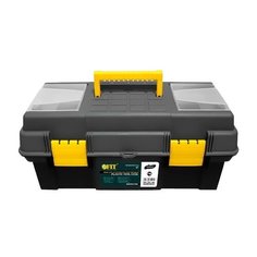 Ящик с органайзером FIT 65553 48.5x24.5x21.5 см 19 черный/серый F.It