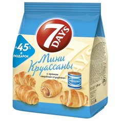 7DAYS Мини круассаны с кремом вареная сгущенка, 105 г