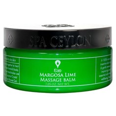 Бальзам для тела SPA CEYLON для массажа Мелия и лайм, банка, 200 г