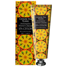 Интенсивный крем для рук SPA CEYLON AYURVEDA Цейлонский чай и иланг-иланг 30 г