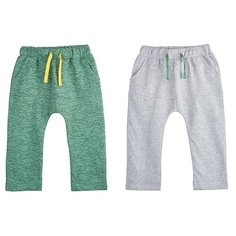 Брюки kari 90006040 размер 9-12, зеленый/серый