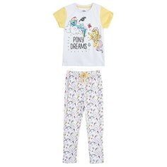 Пижама kari My little pony размер 4-5, белый