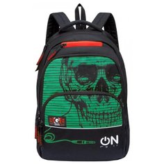 Рюкзак Grizzly RU-931-2 12.5 черный/зеленый