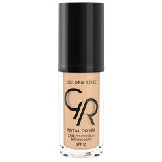 Golden Rose Тональный крем Total Cover 2in1 Foundation & Concealer, 30 мл, оттенок: 02-Ivory