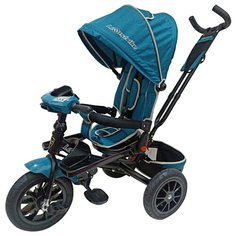 Трехколесный велосипед Shantou City Daxiang Plastic Toys Lexus Trike T400M2-N1210P-TXT бирюзовый