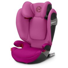 Автокресло группа 2/3 (15-36 кг) Cybex Solution S-Fix, fancy pink